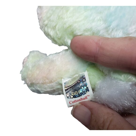 Ty Beanie Babies COTTONBALL Bunny Rabbit Easter Retired 2001 Tags Easter - Picture 5 of 9